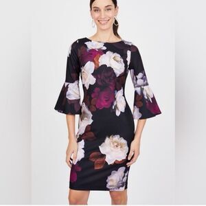NWOT Calvin Klein Floral Dress Size 10